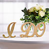 I Do Glitter Tabletop Sign Image 1