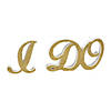 I Do Glitter Tabletop Sign Image 1