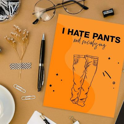 I Hate Pants Birthday 8.5x11in Image 1