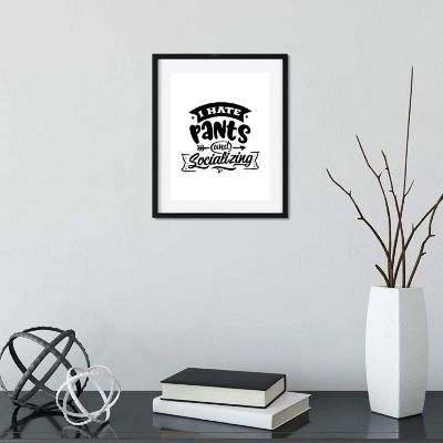 I Hate Pants Socializing 8.5x11in 1-Pack Image 3