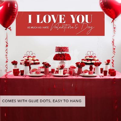 I Hate Valentines Day Galentine Banner Image 1