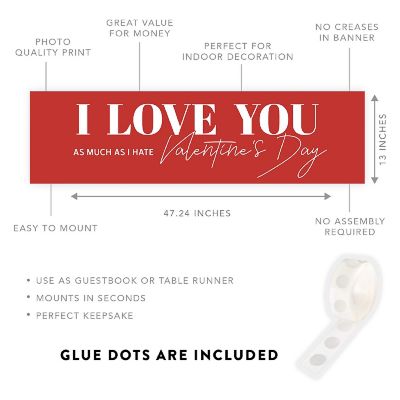 I Hate Valentines Day Galentine Banner Image 2