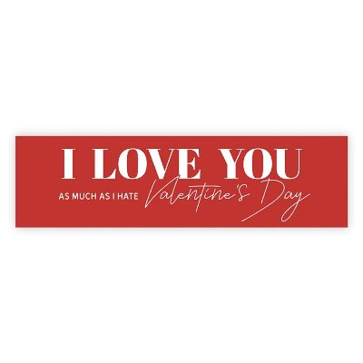 I Hate Valentines Day Galentine Banner Image 3