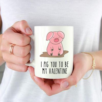 I Pig Pick You Mug, 1 Pack Image 1