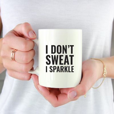 I Sparkle Not Sweat Ceramic Mug Image 1