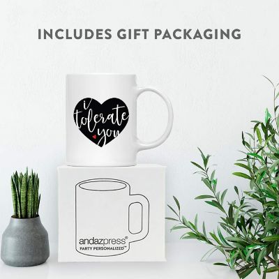 I Tolerate You Heart Mug, 1 Pack Image 2