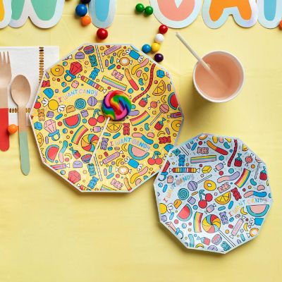 I Want Candy Small Plates -10/Pack - 10 Pieces Image 1