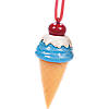 Ice Cream Cone Bubble Bottle Necklaces - 12 Pc. Image 1