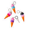 Ice Cream Keychain Slow-Rising Squishies - 12 Pc. Image 1