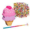 Ice Cream Pi&amp;#241;ata Kit - 208 Pc. Image 1