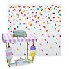 Ice Cream Sprinkles Backdrop &amp; Tabletop Hut Decorating Kit &amp;#8211; 7 Pc. Image 1