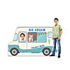 Ice Cream Truck Life-Size Cardboard Stand-In Stand-Up Image 1