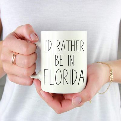 I'd Rather Be in Florida Coffee Mug Image 1