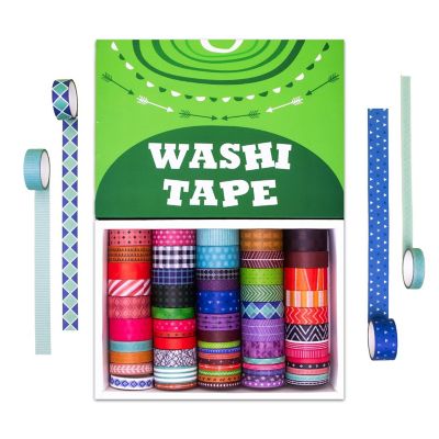 Ieebee Washi Tape Set 60/Rolls-Element Geometry Image 1