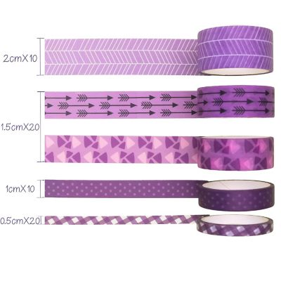 Ieebee Washi Tape Set 60/Rolls-Element Geometry Image 3