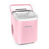 Igloo 26-Pound Automatic Self-Cleaning Portable Countertop Ice Maker Machine With Handle, Pink Image 1