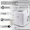 Igloo 26-Pound Automatic Self-Cleaning Portable Countertop Ice Maker Machine With Handle, White Image 1