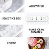 Igloo 26-Pound Automatic Self-Cleaning Portable Countertop Ice Maker Machine With Handle, White Image 2