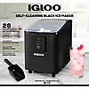 Igloo 26lb Self-Cleaning Ice Maker - Black Image 1