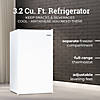 Igloo 3.2 Cu. Ft. Classic Compact Single Door Refrigerator Freezer - White Image 1