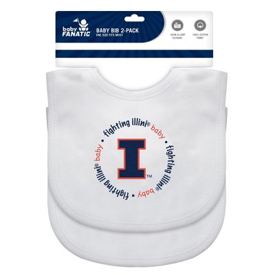 Illinois Fighting Illini - Baby Bibs 2-Pack Image 2