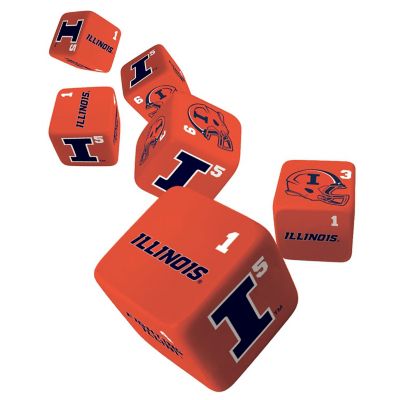 Illinois Fighting Illinois Dice Set - 19mm Image 2