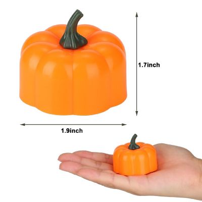 IMAGE LED Pumpkin Tealight Candles Battery Operated for Halloween Christmas Image 2