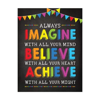 Imagine Believe 8.5x11in 1-Pack Image 1