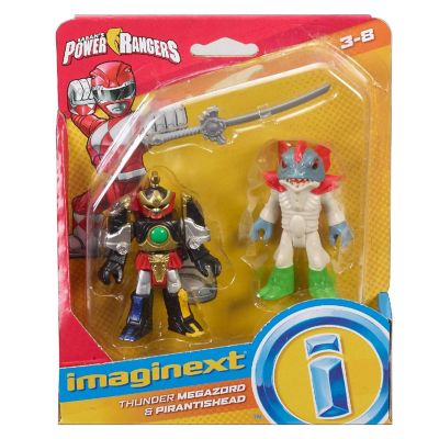 Imaginext Thunder Megazord & Pirantishead Mighty Morphin Power Rangers Fisher-Price Image 1