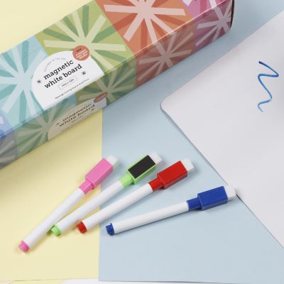 Incraftables Magnetic Whiteboard 16x12 with 4pcs Markers with Eraser. Small Magnetic Dry Erase Board. Flexible White Board Magnetic Planner for Refrigerator. Image 2