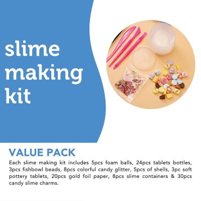 Incraftables Slime Kit for Girls & Boys. DIY Add-ins Slime Making Kit with Slime Charms & Tool Supplies Image 2
