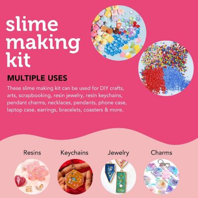 Incraftables Slime Kit for Girls & Boys. DIY Add-ins Slime Making Kit with Slime Charms & Tool Supplies Image 3