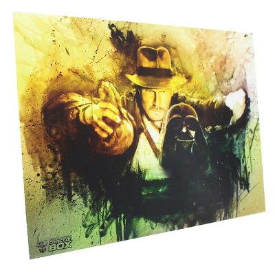 Indiana Jones/ Star Wars Limited Edition 8x10 Art Print by Rob Prior Image 1