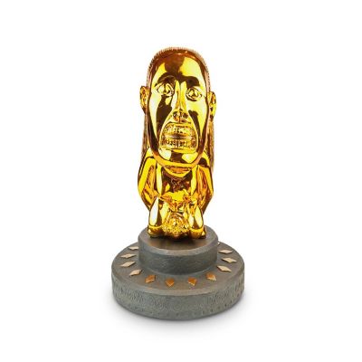 Indiana Jones Golden Fertility Idol Statue Display Base  Premium Movie Replica Image 2