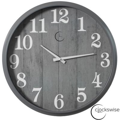 Indoor &amp; Outdoor Waterproof Wall Clock Large Decorative Timepiece Image 1