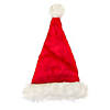 Infants Deluxe Plush Santa Hat Image 1