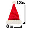 Infants Deluxe Plush Santa Hat Image 1