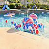 Inflatable 11" Blue & White Medium Beach Balls - 12 Pc. Image 1