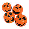 Inflatable 11" Jack-O&amp;#8217;-Lantern Medium Beach Balls - 12 Pc. Image 1