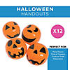 Inflatable 11" Jack-O&amp;#8217;-Lantern Medium Beach Balls - 12 Pc. Image 1