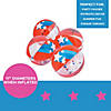 Inflatable 11" Patriotic Confetti Medium Beach Balls - 12 Pc. Image 2