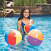 Inflatable 11" Rainbow Medium Beach Balls - 12 Pc. Image 1