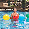 Inflatable 11" Smile Face Medium Beach Balls - 12 Pc. Image 2