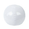 Inflatable 11" White Medium Beach Balls - 12 Pc. Image 1