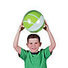 Inflatable 11" Wide-Striped Medium Beach Balls - 12 Pc. Image 1
