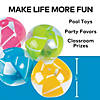 Inflatable 11" Wide-Striped Medium Beach Balls - 12 Pc. Image 2