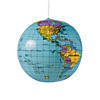 Inflatable 11" World Globes - 12 Pc. Image 1
