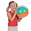 Inflatable 12" Classic Colorful Large Vinyl Beach Balls - 12 Pc. Image 1