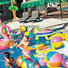 Inflatable 15" Bright Extra Large Beach Balls - 6 Pc. Image 2