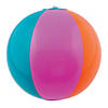 Inflatable 9" Bright Beach Ball Image 1